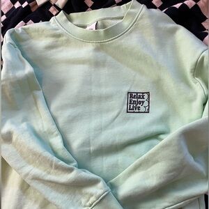 ZARA Women’s Small Lime Green Sweatshirt